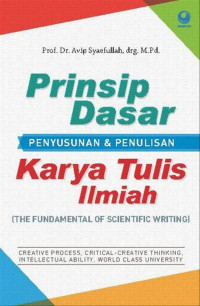 Image of PRINSIP DASAR PENYUSUNAN & PENULISAN KARYA TULIS ILMIAH