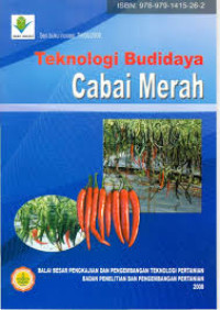 TEKNOLOGI BUDIDAYA CABAI MERAH ebook