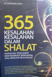 Image of 365 KESALAHAN-KESALAHAN DALAM SHALAT
