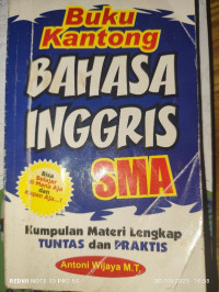 Image of BUKU KANTONG BAHASA INGGRIS SMA
