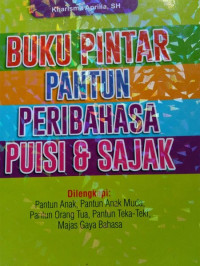 BUKU PINTAR PANTUN PERIBAHASA PUISI & SAJAK