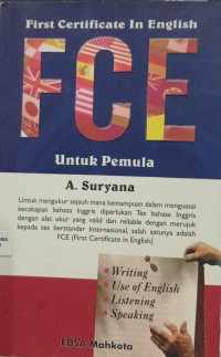 Image of FIRST CERTIFICATE IN ENGLISH ( FCE )