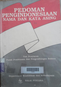 Image of PEDOMAN PENGINDONESIAAN NAMA DAN KATA ASING