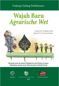 Image of Undang-Undang Perkebunan Wajah Baru Agrarische Wet - ebook